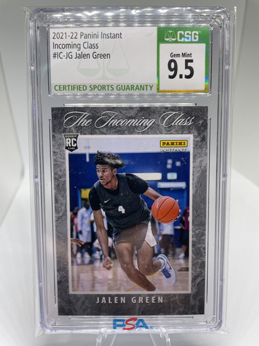2021 22 Panini Instant The Incoming Class Jalen Green Rookie 11891 CSG 9.5 MINT (1).1