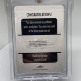 2021 22 Leaf Pro Set Power Marcus Carr 11 Black Printing Plate Rookie Auto (2)