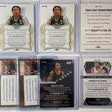 2021 22 Leaf Trinity + Memories TyTy Washington Rookie Auto Set (x7) 15 25 99 (2)