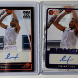 2021 22 Leaf Pro Set Power Isaiah Todd Aqua Rookie Auto 99 + Memories Bronze (1)