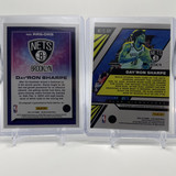 2021 22 Panini Recon Day'ron Sharpe Rookie Auto + 2022 23 Panini Flux Auto (2)