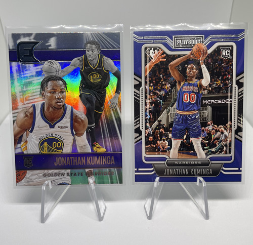 2021 22 Panini Prizm Johnathan Kuminga RWB + Select Orange + Rookie SP Set (x16) (4).1