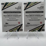 2022 23 Bowman U Inception Adam Flagler Gold Auto 50 + Best Auto (x4) (3)