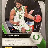 2021 Panini Prizm Draft Picks LJ Figueroa Green Rookie Auto #DP LJF (2)
