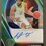 2021 Panini Prizm Draft Picks LJ Figueroa Green Rookie Auto #DP LJF (1)