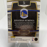 2021 22 Panini Prizm Johnathan Kuminga RWB + Select Orange + Rookie SP Set (x16) (2)