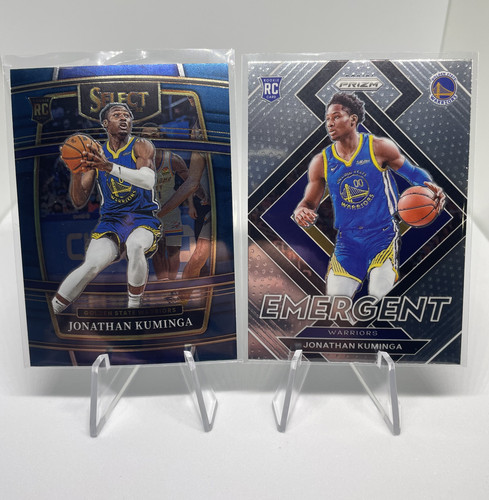 2021 22 Panini Prizm Johnathan Kuminga RWB + Select Orange + Rookie SP Set (x16) (2).1