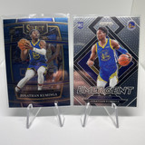 2021 22 Panini Prizm Johnathan Kuminga RWB + Select Orange + Rookie SP Set (x16) (2)