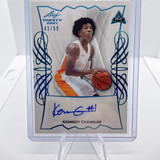 2021 22 Leaf Trinity Kennedy Chandler Blue Foil Rookie Auto 99 (1)