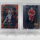 2021 22 Panini Chronicles Scottie Barnes Blue Rookie 99 + Select Prizm Inserts (4)