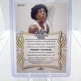 2021 22 Leaf Trinity Kennedy Chandler Blue Foil Rookie Auto 99 (2)