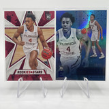2021 22 Panini Chronicles Scottie Barnes Blue Rookie 99 + Select Prizm Inserts (2)