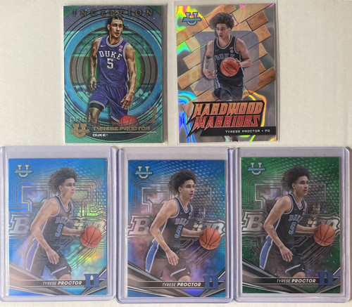 2022 23 Bowman U Best Tyrese Proctor Blue Refractor 150 Green 99 Neon 50 (1).1