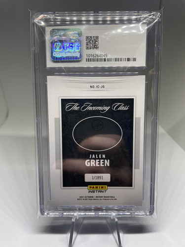 2021 22 Panini Instant The Incoming Class Jalen Green Rookie 11891 CSG 9.5 MINT (4).1
