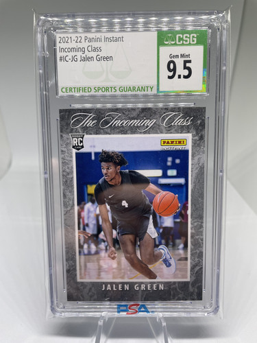 2021 22 Panini Instant The Incoming Class Jalen Green Rookie 11891 CSG 9.5 MINT (3).1