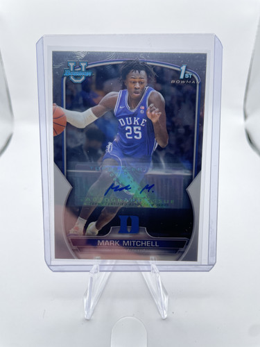 2022 23 Bowman U Best Mark Mitchell Green 99 + Chrome Auto + Purple Lava 299 (4).1