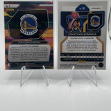 2021 22 Panini Prizm Johnathan Kuminga RWB + Select Orange + Rookie SP Set (x16) (6)
