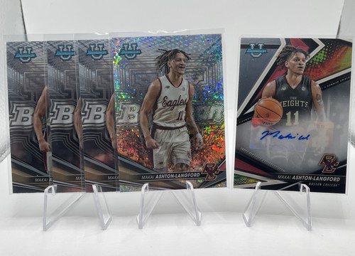 2022 23 Bowman U Best Makai Ashton Langford Auto + Diamond 299 + Refractor Set (1).1