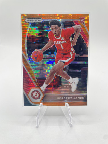 2021 22 Panini Prizm Herbert Jones Orange 49 + RWB + Red 149 Rookie Set (x8) (8).1