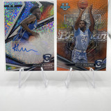 2022 23 Bowman University Best Arthur Kaluma Speckle Auto 25 + Orange Refractor (1)