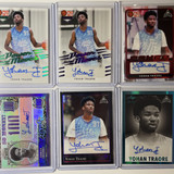 2021 22 Leaf Pro Set Yohan Traore Rookie Auto 20 50 + Memories 20 25 + Money (1)