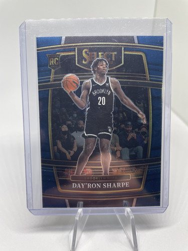 2021 22 Select Day'Ron Sharpe Premier Die Cut Prizm 175 + Teal Green 75 + Blue (3).1