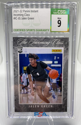 2021 22 Panini Instant The Incoming Class Jalen Green Rookie 11891 CSG 9 MINT (1).1