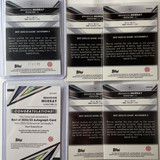2022 23 Bowman University Best Brandon Murray Auto + Aqua Refractor 199 Set (6) (2)