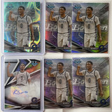 2022 23 Bowman University Best Brandon Murray Auto + Aqua Refractor 199 Set (6) (1)