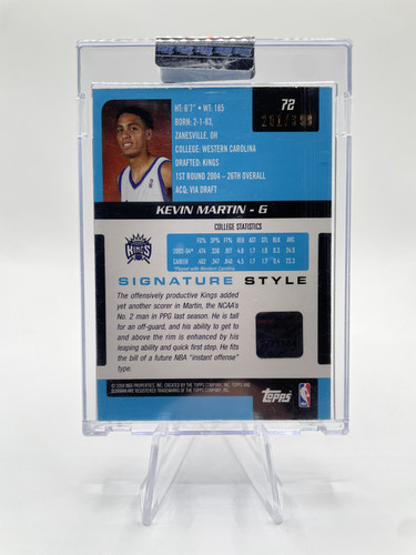2004 05 Bowman Signature Kevin Martin Rookie Auto 399 (2).1