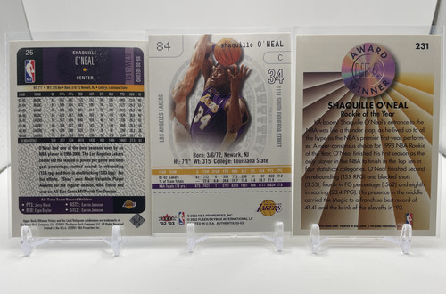 1992 93 Hoops Shaquille O'Neal Rookie #442 + Fleer Ultra Rookie + Set Of 3 (3)