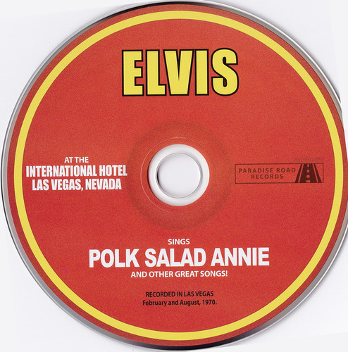 Elvis Sings Polk Salad Annie And Other Great Songs disc