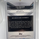 2022 23 Bowman University Best Jared McCain Blue Refractor Rookie 150 (4)