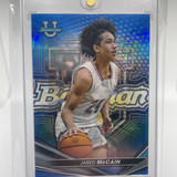 2022 23 Bowman University Best Jared McCain Blue Refractor Rookie 150 (3)