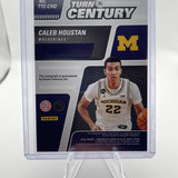 2022 23 Panini Chronicles Draft Caleb Houstan Turn of Century Pink Rookie Auto (2)