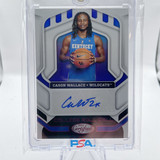 2022 23 Panini Chronicles Cason Wallace College Roll Call Pink Rookie Auto SP (1)