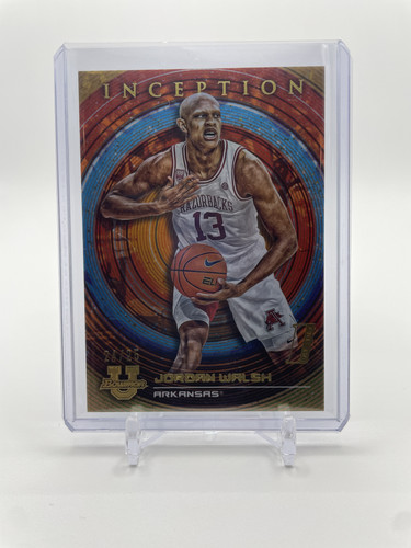 2022 23 Bowman University Inception Jordan Walsh Orange Foil Rookie 25 (1)