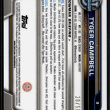 2022 23 Bowman University Chrome Tyger Cambell Gold Shimmer Refractor 50 (2)