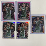 2022 23 Bowman University Chrome Jalen Cook Orange 25 + Fuchsia 125 + Pink SP (1)