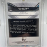 2022 23 Bowman University Best Jared McCain Green Refractor Rookie 99 (2)