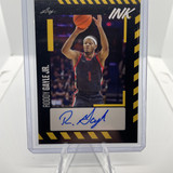 2022 23 Leaf ink Roddy Gayle Jr. Yellow Border Rookie Auto (1)