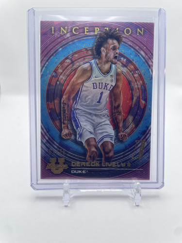 2022 23 Bowman University Inception Dereck Lively Fuchsia Foil Rookie 75 (1).1