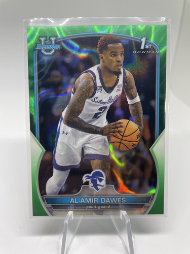 2022 23 Bowman University Chorme Al Amir Dawes Green Refractor 99 (1).1