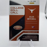 2022 23 Panini Chronicles Draft Dillon Mitchell College Roll Call Pink SP Auto (2)