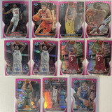 2022 23 Bowman University Chrome Walker Sasser Lively Pink Refractor Set (x11)
