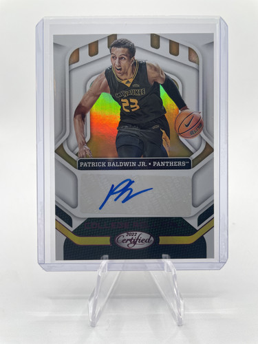 2022 23 Panini Chronicles Patrick Baldwin Jr. Certified Roll Call Pink SP Auto (1).1