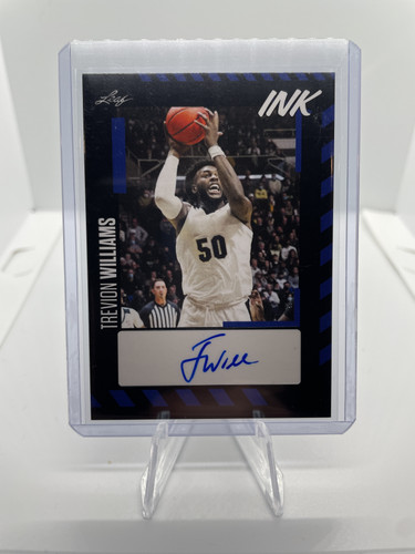2022 23 Leaf Ink Trevion Williams Blue Border Rookie Auto (1).1