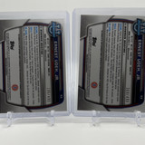 2022 23 Bowman U Chrome Ernest Udeh Refractor Auto 499 (x4) + Patch Auto 199 (6)