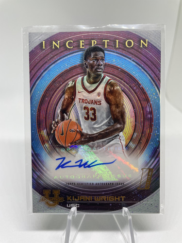2022 23 Bowman University Best Kijani Wright Rookie Auto Set + Inception Auto (4).1