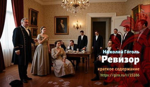 Читать краткий пересказ пьесы Гоголя «Ревизор». Ревизор, Гоголь, краткое содержание Николай Гоголь.jpg
